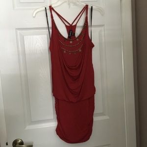 Small Maroon Bebe Dress
